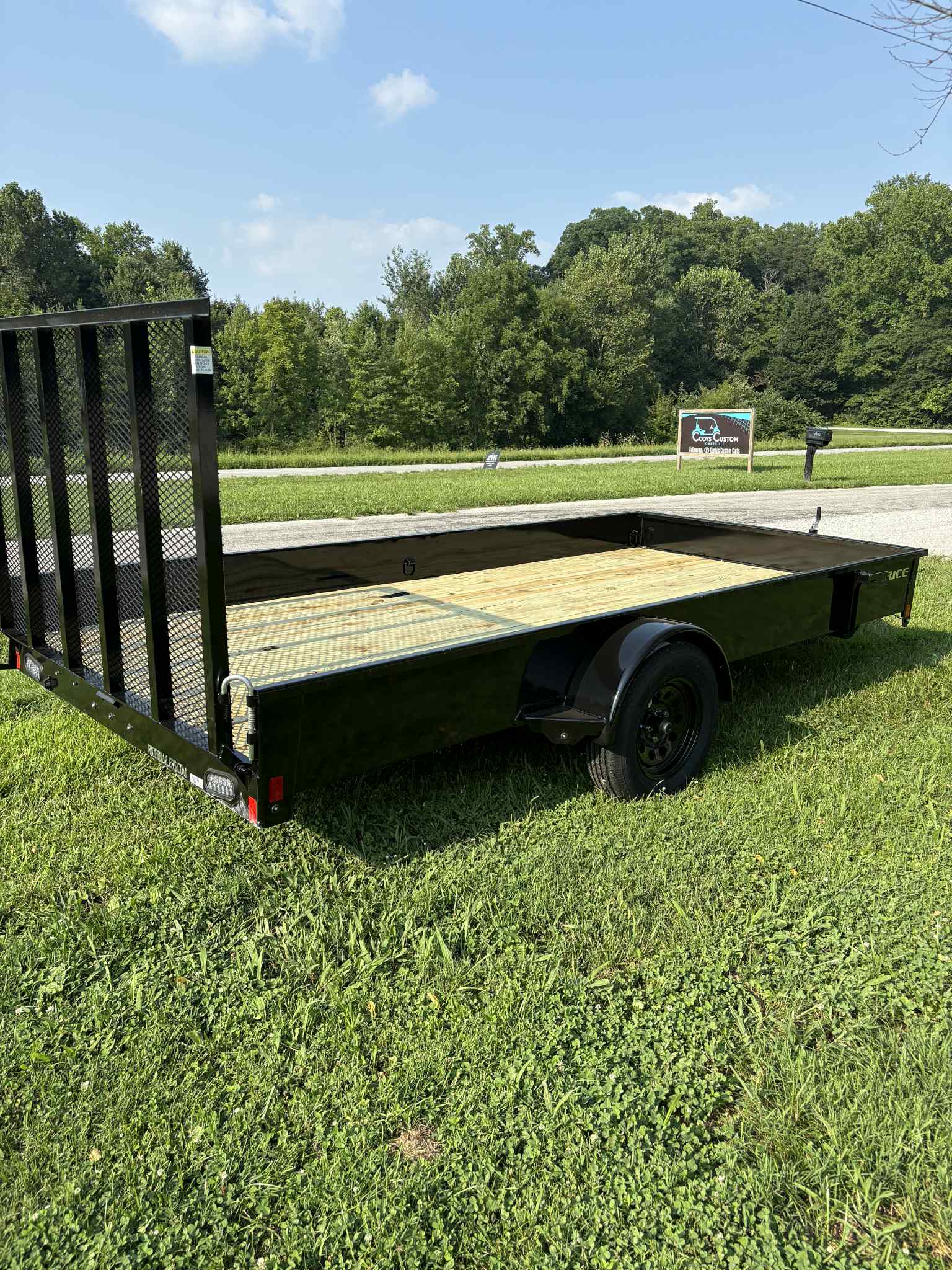 2025 Rice Stealth SST7614 Utility Trailer
