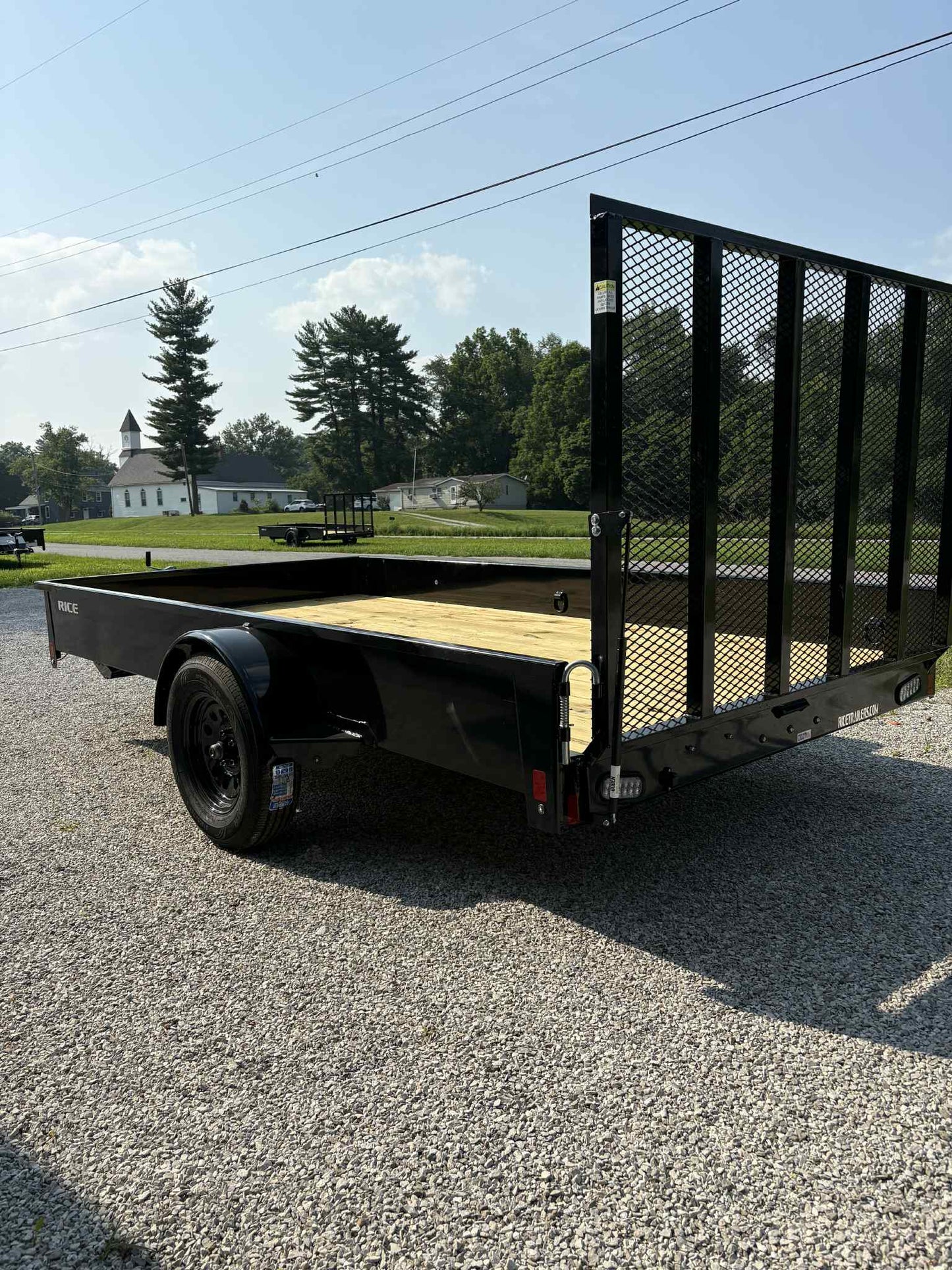 2025 Rice Stealth SST7612 Utility Trailer