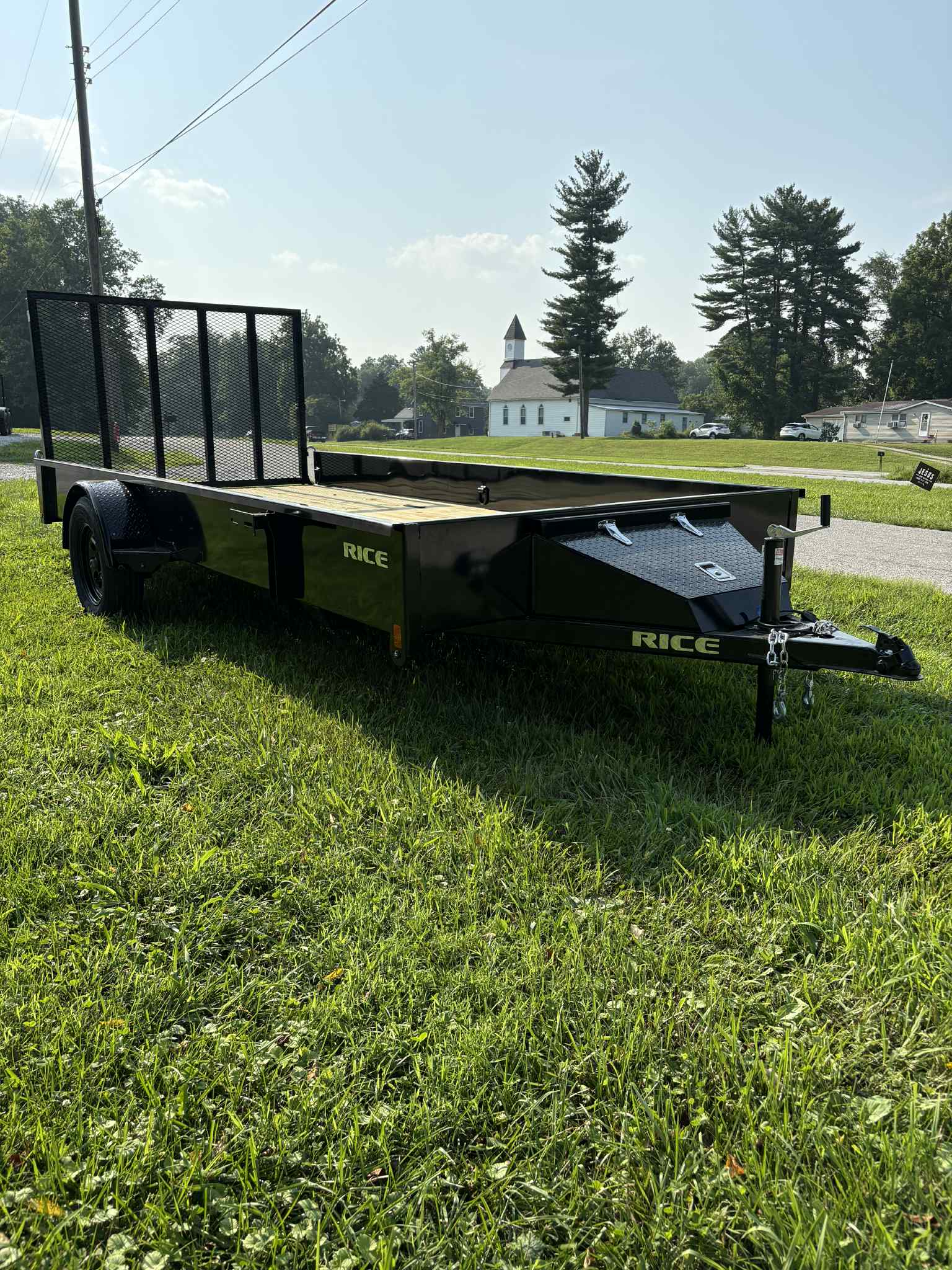 2025 Rice Stealth SST7614 Utility Trailer