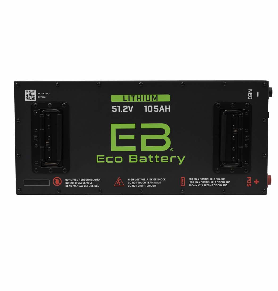 EzGo TXT Eco Lithium 51v 105Ah Battery Bundle Skinny