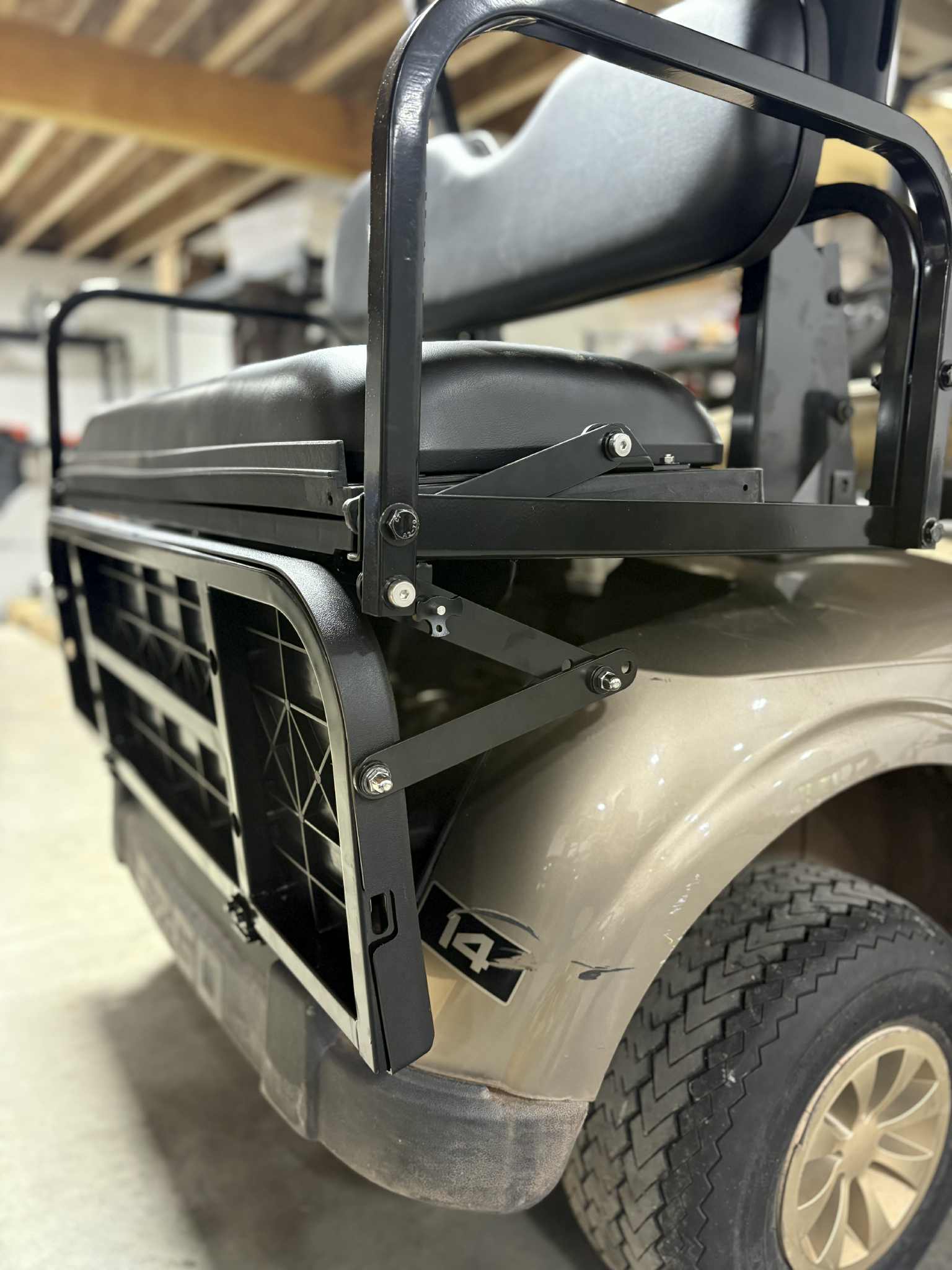 RXV Rear Folding Seat with Folding Step