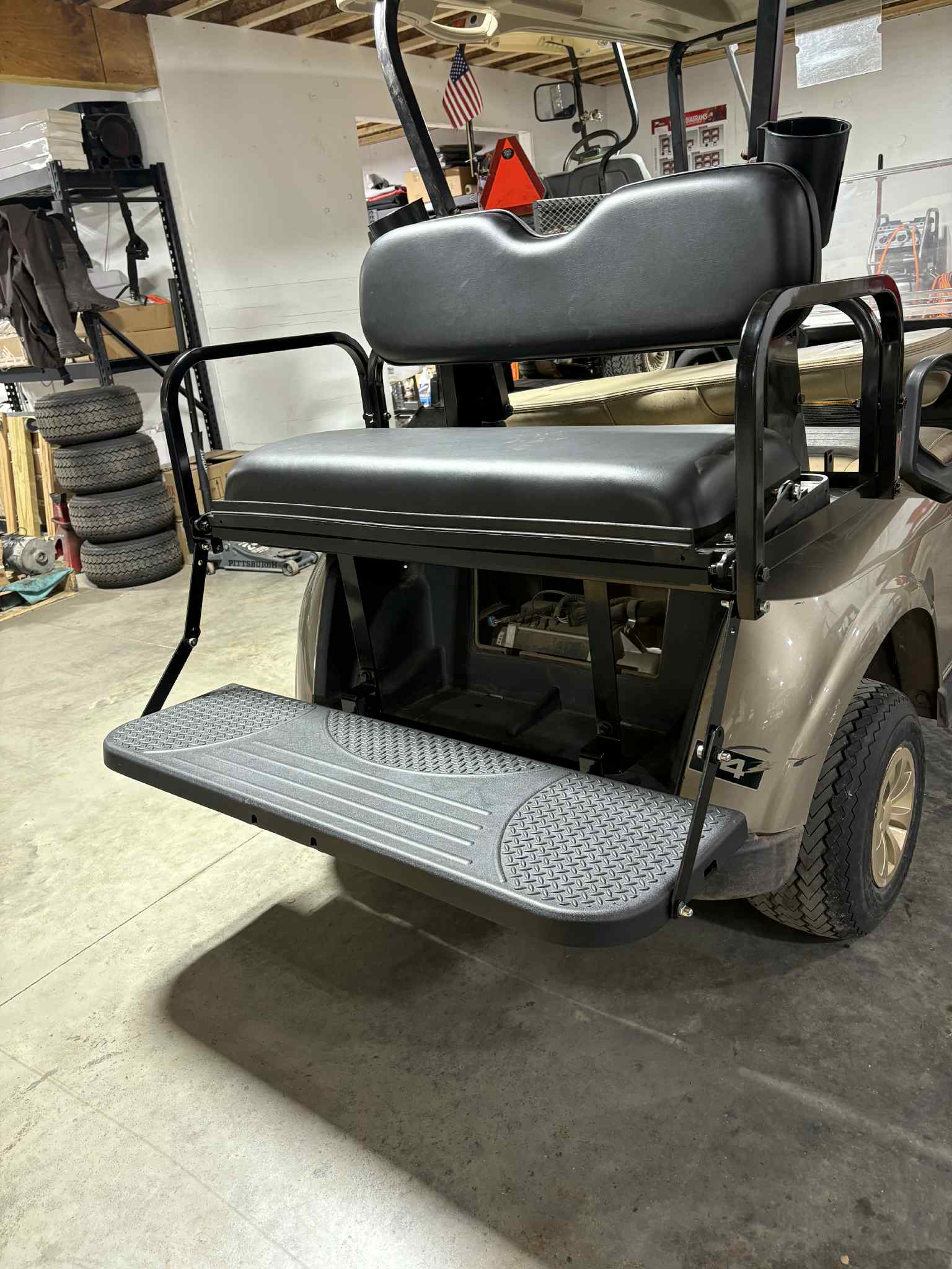 RXV Rear Folding Seat with Folding Step